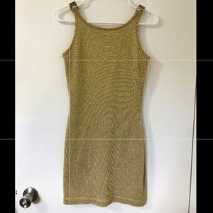 Andrea Jovine gold dress